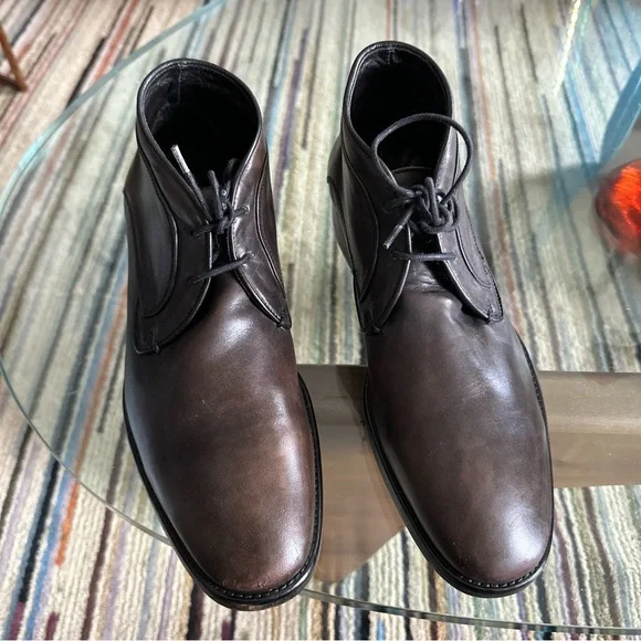 John Varvatos | Shoes | John Varvatos Usa Dark Brown Leather  display picture 3